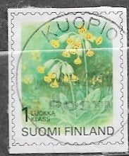 FINLAND 1 LK Bloemenzegel - Sleutelbloem - 1999, Verzenden, Finland, Gestempeld