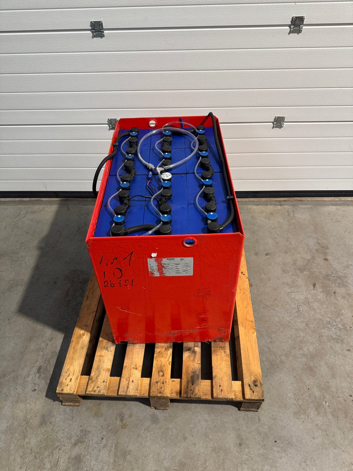 Hawker Tractie batterij 24v 1000Ah 82%, Ophalen, Refurbished