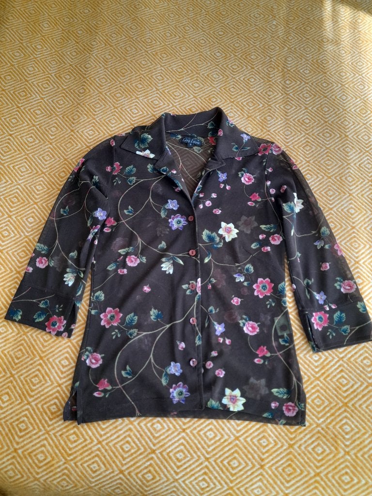 Blouse King Louie maat S, Kleding | Dames, Bruin, Ophalen of Verzenden, Zo goed als nieuw, King Louie