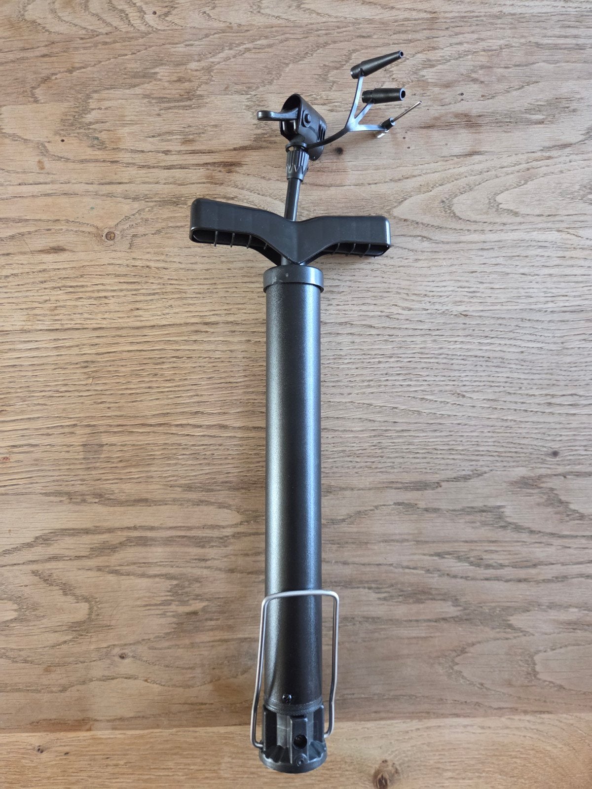 Fietspomp met verschillende opzetstukken, Ophalen of Verzenden, Gebruikt