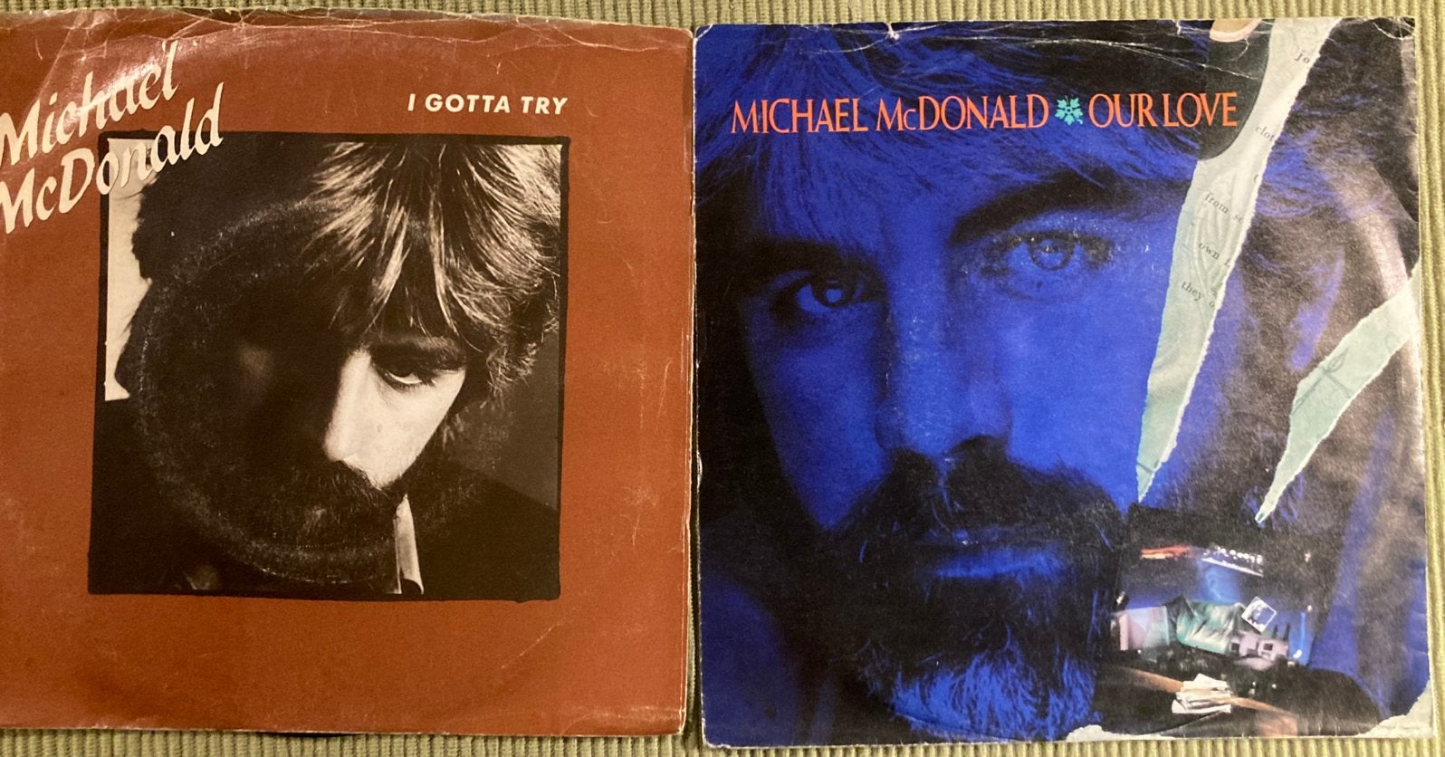 Twee singles Michael McDonald, Ophalen of Verzenden, Gebruikt, 7 inch, Pop