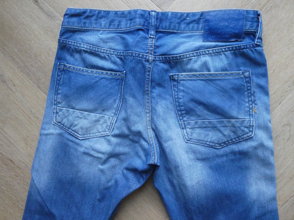 Mooie Scotch Soda spijkerbroek, Ralston maat 30-32, Blauw, W32 (confectie 46) of kleiner, Ophalen of Verzenden, Zo goed als nieuw