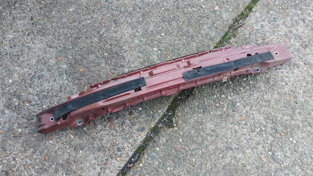 Bordeaux rode voorbumper balk Opel Astra G, Ophalen of Verzenden