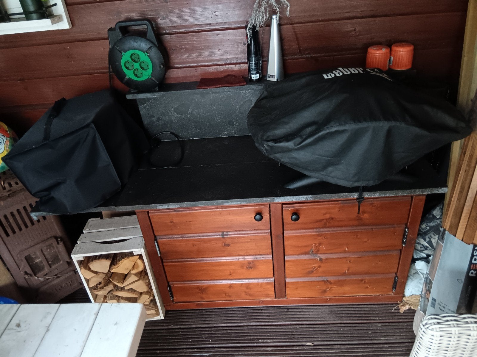 te koop buitenkeuken voor bbq, Ophalen, Gas