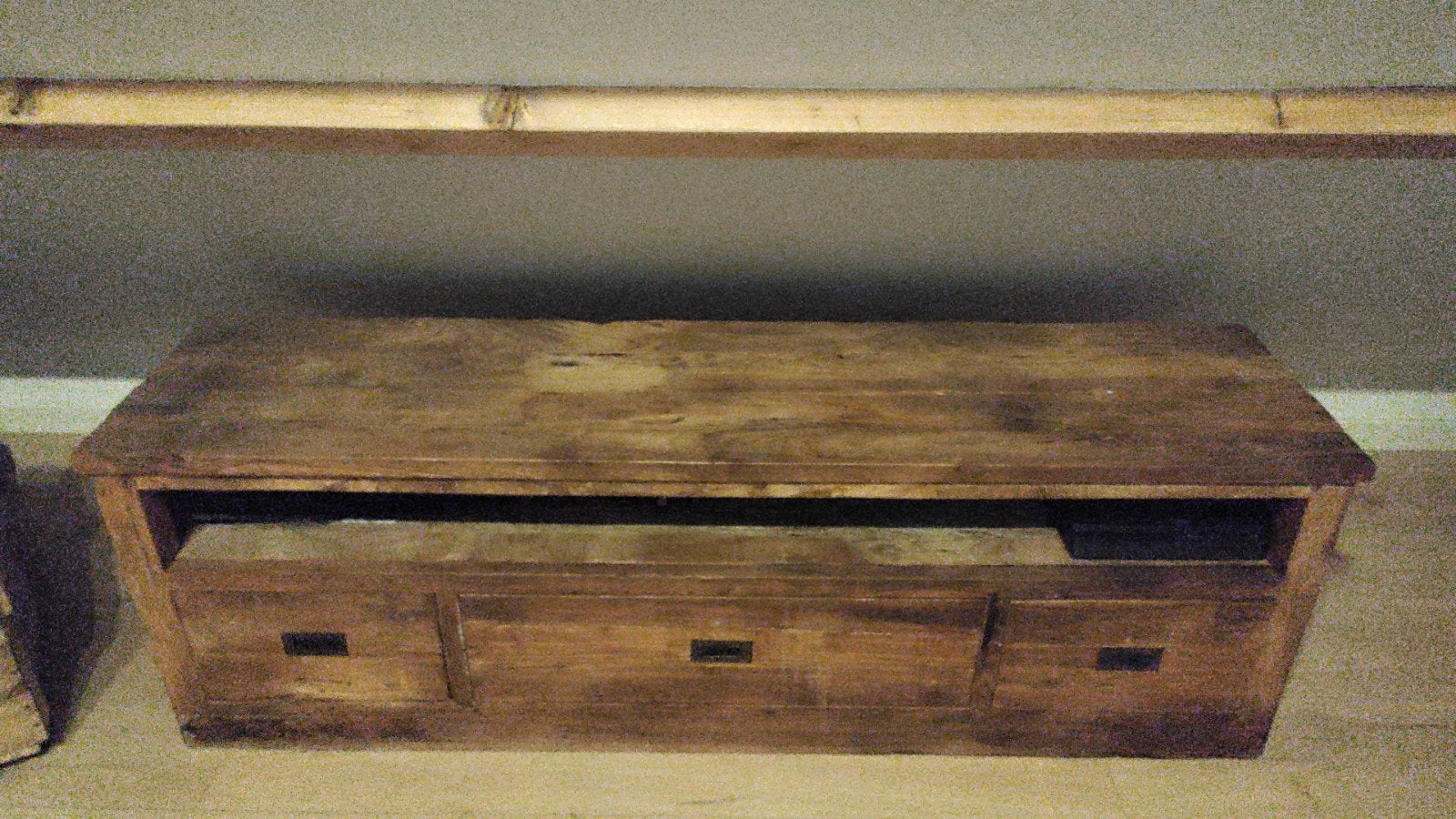 Tv meubel teak, Ophalen, Zo goed als nieuw, Teakhout