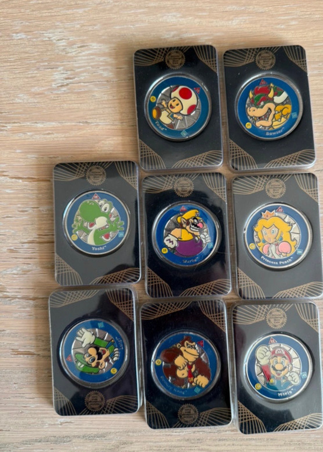 COMPLETE SET Super Mario Challenge Mint Coins Enterplay RARE, Ophalen of Verzenden, Losse flippo's