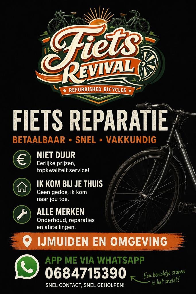 Fietsreparatie, 56 cm of meer, Ophalen of Verzenden, Overige merken