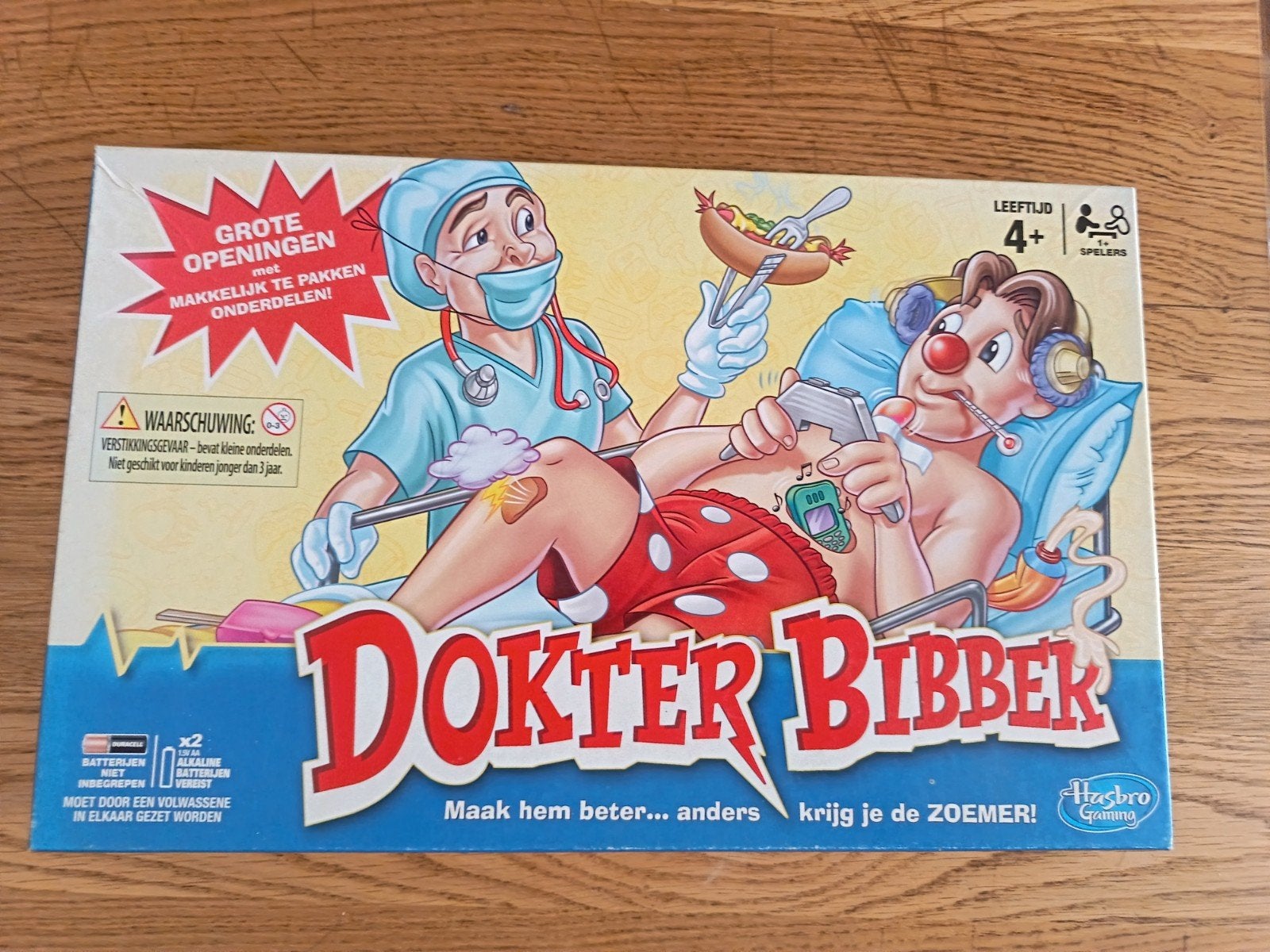 Dokter Bibber spel - Klassiek gezelschapsspel, Ophalen of Verzenden, Gebruikt, Jongen of Meisje