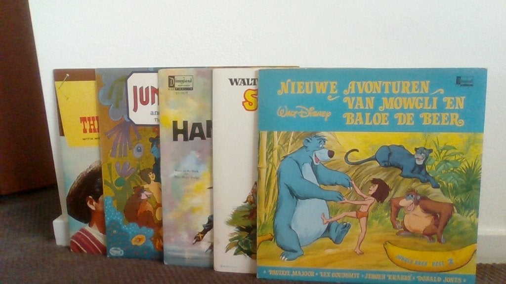 5 jeugd lp`s, LP, Ophalen of Verzenden, Zo goed als nieuw, Verhaal of Sprookje