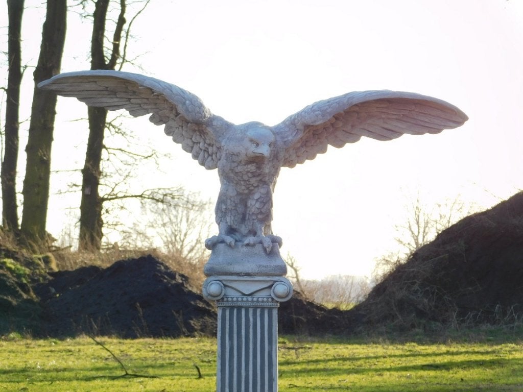 Beeld Adelaar XXL - 175 cm - Steen, Tuin en Terras, Tuinbeelden, ., Nieuw, Ophalen of Verzenden, .