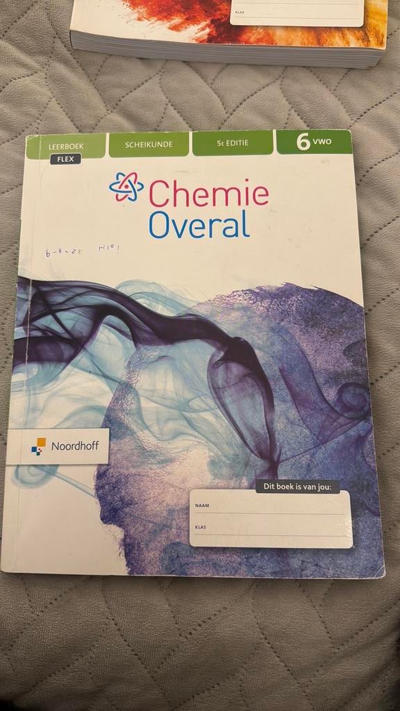 Chemie Overal vwo 6 5e editie, Boeken, Schoolboeken, Ophalen of Verzenden, Zo goed als nieuw, Overige niveaus, Nederlands