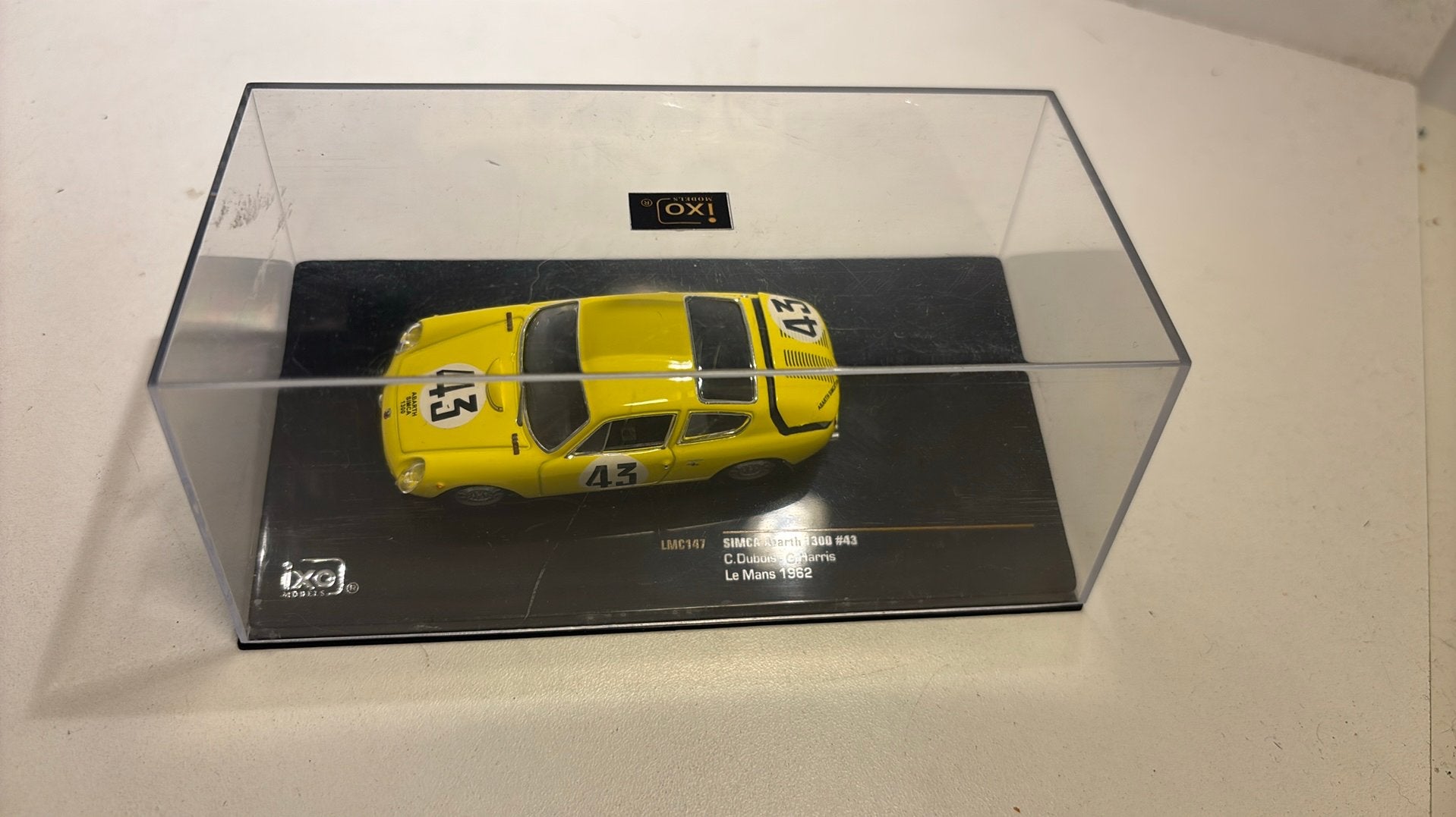 Simca abarth 1300 #43 le mans 1962 ixo 1.43, Overige merken, Auto, Ophalen of Verzenden, A