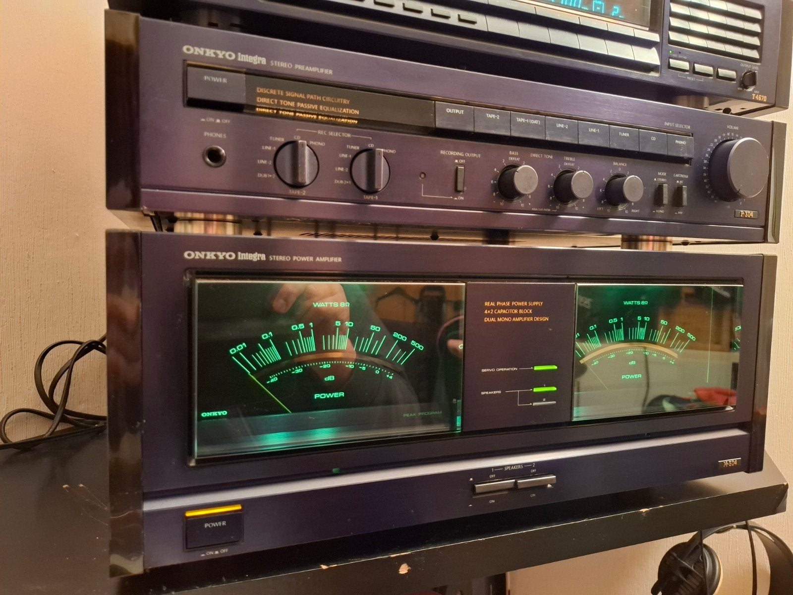 Onkyo Integra M-504 & P-304, Ophalen, Onkyo