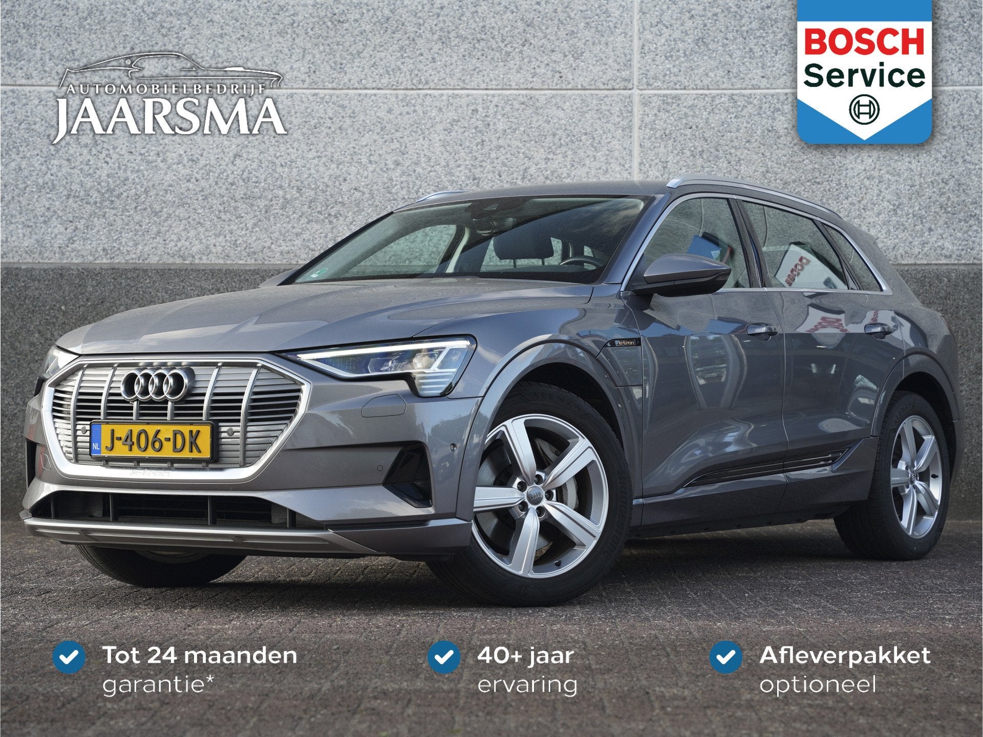 Audi e-tron e-tron 50 quattro Launch edition 71 kWh |SOH 95,, Automaat, Stof, Zwart, 71 kWh