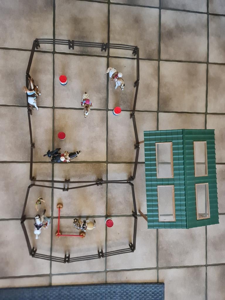 Schleich Western Speelset met Paarden en Stal, Ophalen of Verzenden, Gebruikt, Jongen of Meisje