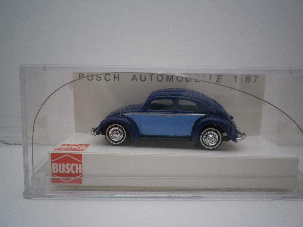 Busch Volkswagen Bril kever 2 kleuren blauw. Nieuw. 1/87, Hobby en Vrije tijd, Modelauto's | 1:87, Nieuw, Auto, Brekina, Ophalen of Verzenden