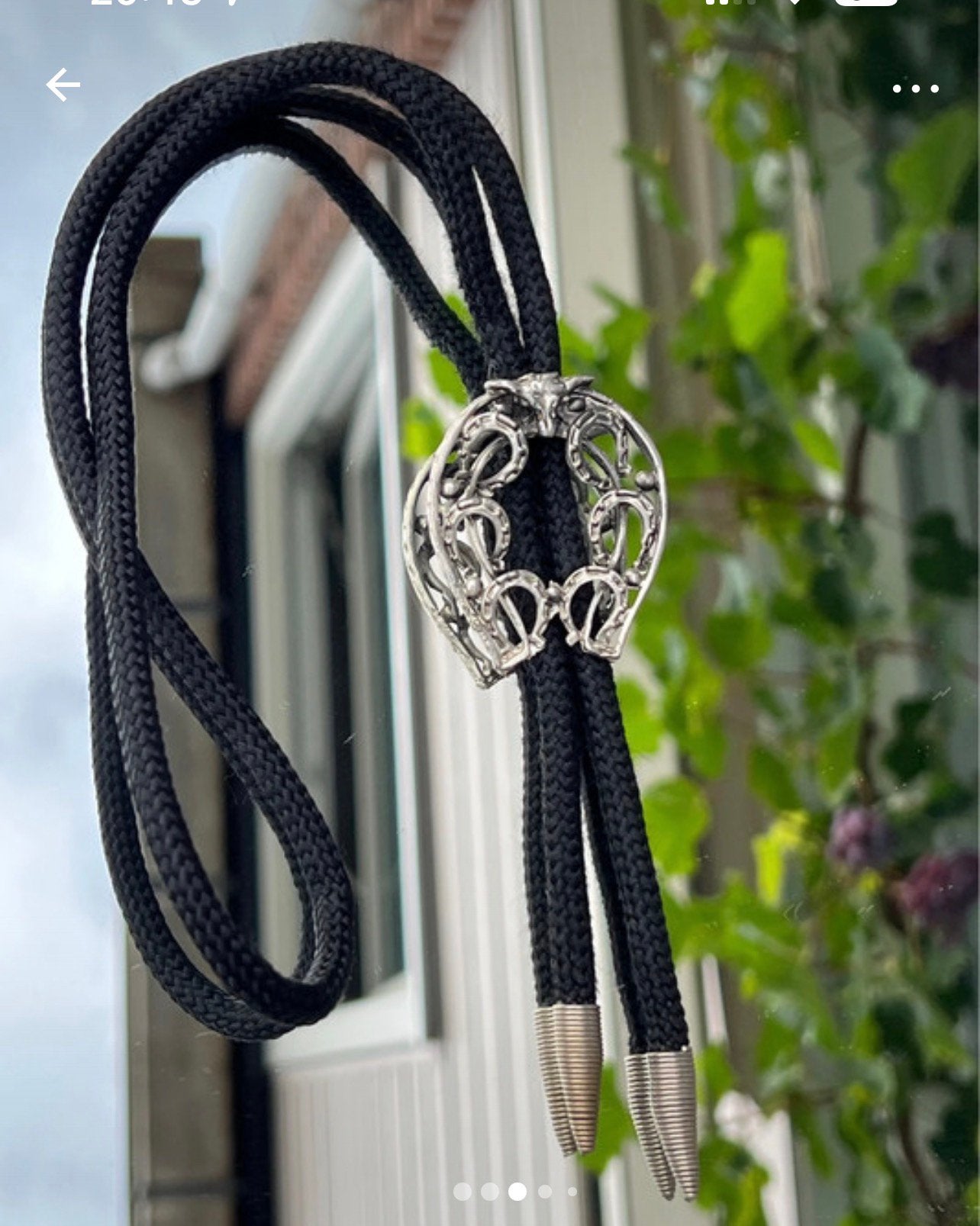 Unieke Bolo Tie met Drakenmotief, Ophalen of Verzenden, Zo goed als nieuw