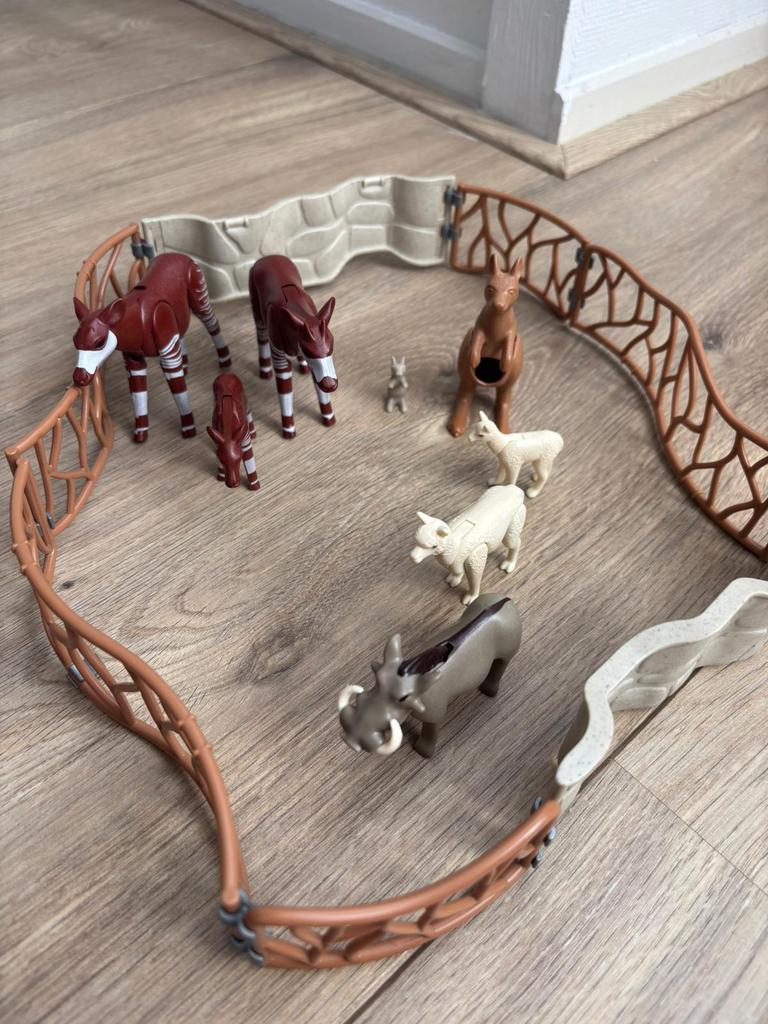 Playmobil dierentuin dieren, Ophalen of Verzenden, Gebruikt