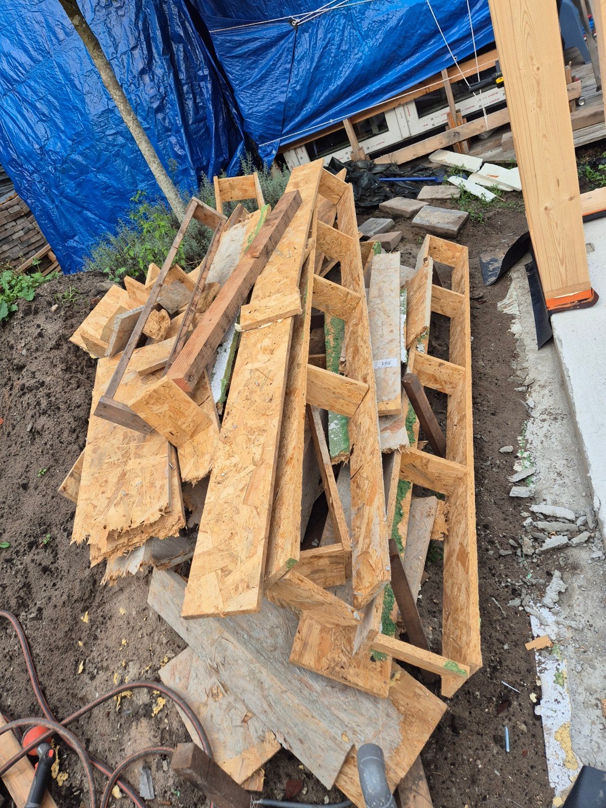 afval osb hout, Minder dan 3 m³, Ophalen