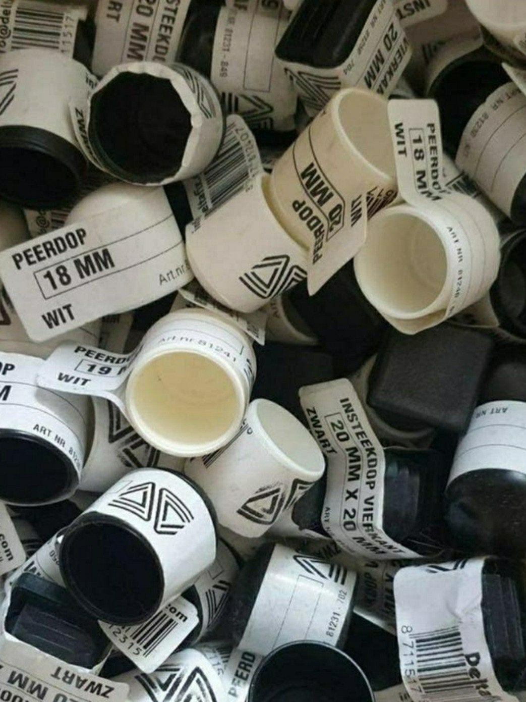 Partij Pootdoppen 280 stuks, Ophalen of Verzenden, Nieuw