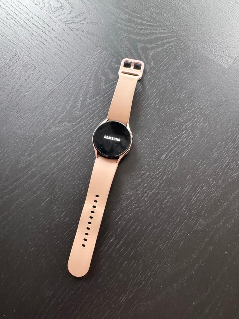 Samsung Galaxy Watch4 (SM-R860) Roségoud, Ophalen, Hartslag, Zo goed als nieuw, Android