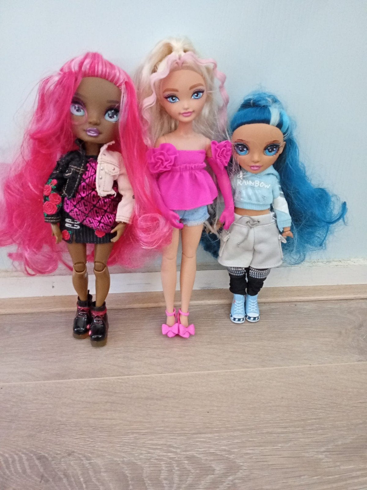 Rainbow High en andere poppen - Set van 3, Ophalen, Gebruikt, Overige typen