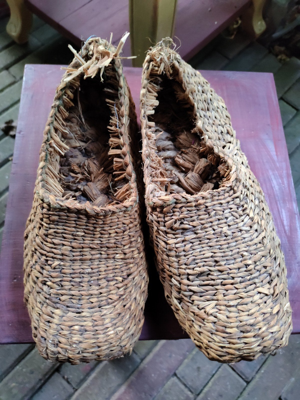 vintage handgemaakte ethnische schoenen, Ophalen of Verzenden