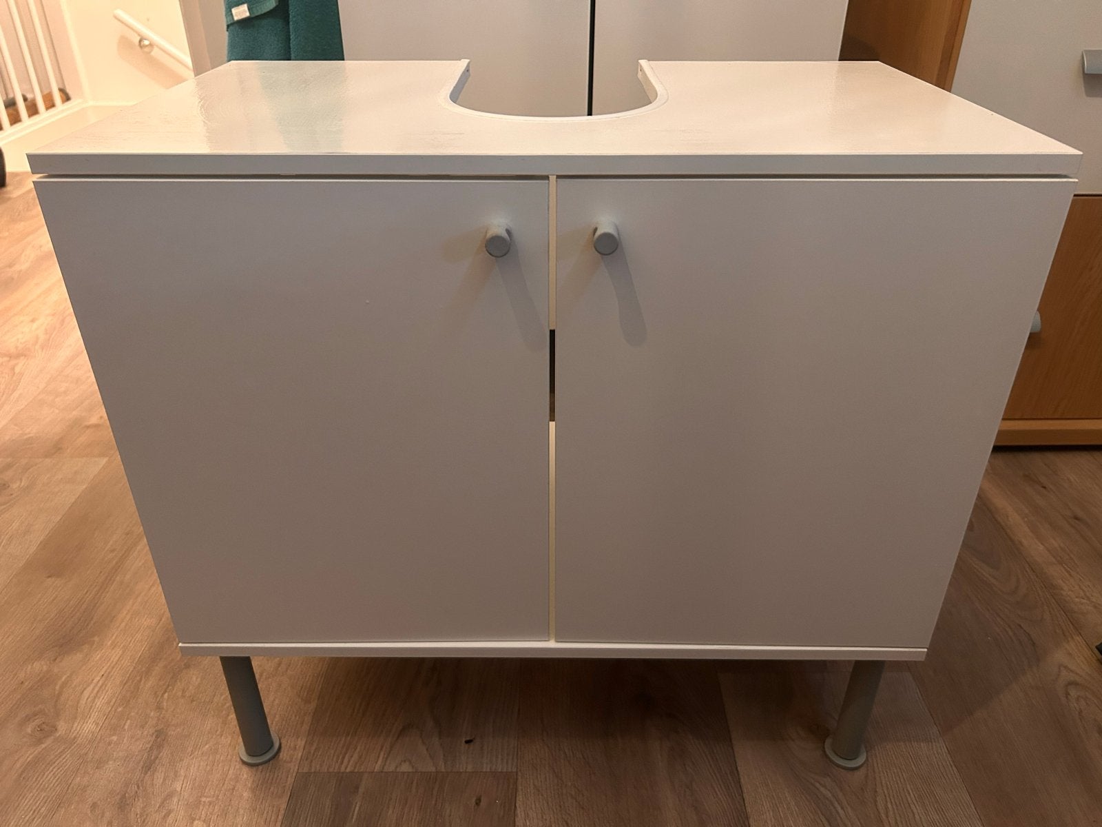 Witte IKEA Wastafelkast - Zo goed als nieuw (55x60 cm), Huis en Inrichting, Ophalen, 50 tot 100 cm, Zo goed als nieuw, Minder dan 100 cm