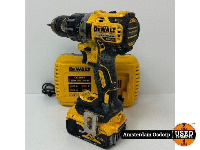 Dewalt DCD791 boor/schroefmachine + 18V 5.0Ah + lader