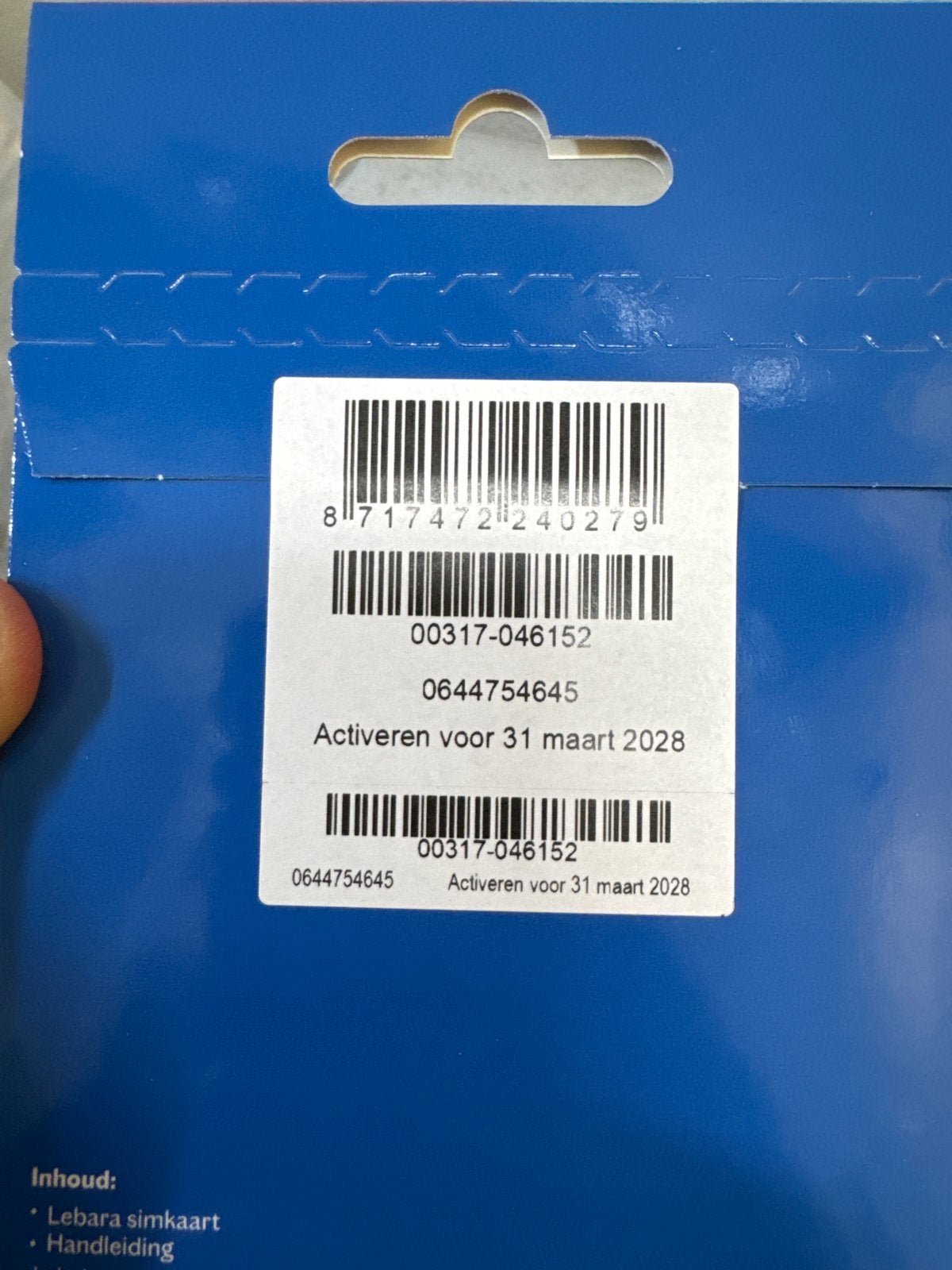 06 44 75 46 45 Mooi en makkelijk 06 nummer, Ophalen of Verzenden, Nieuw, Overige providers, Simkaart