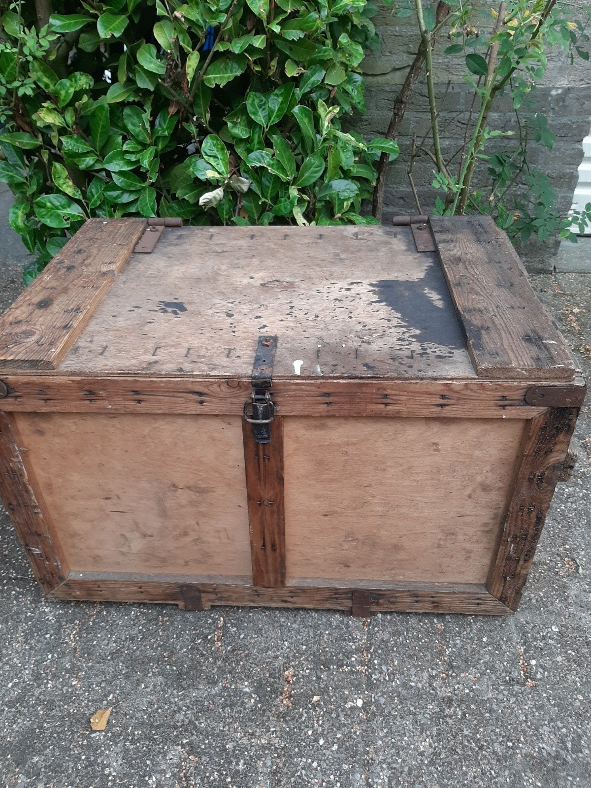 houten kist, Ophalen, Minder dan 50 cm, 50 tot 100 cm, Zo goed als nieuw