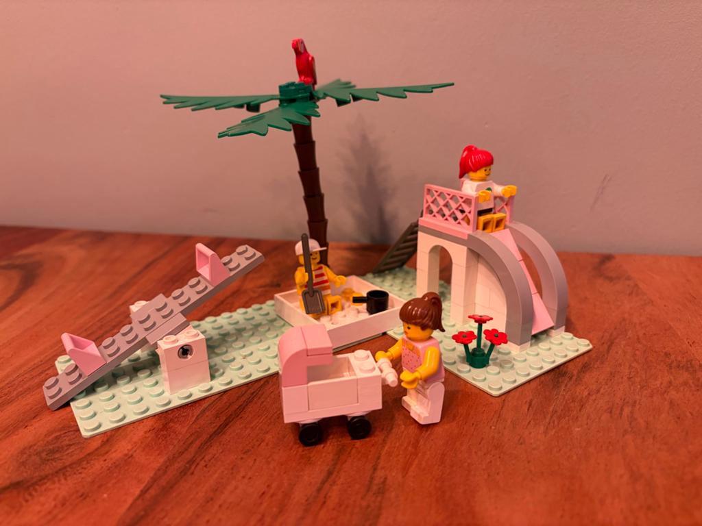 LEGO 6403 Paradise Playground Speeltuin met minifiguren, Gebruikt, Overige thema's, Lego, Ophalen of Verzenden