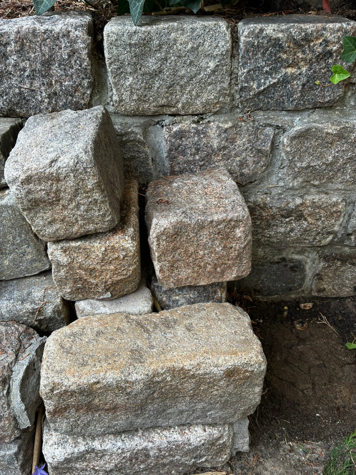 150+ oude natuurstenen kasseien / granietkeien, Tuin en Terras, Ophalen, Zo goed als nieuw, Graniet, Overige typen