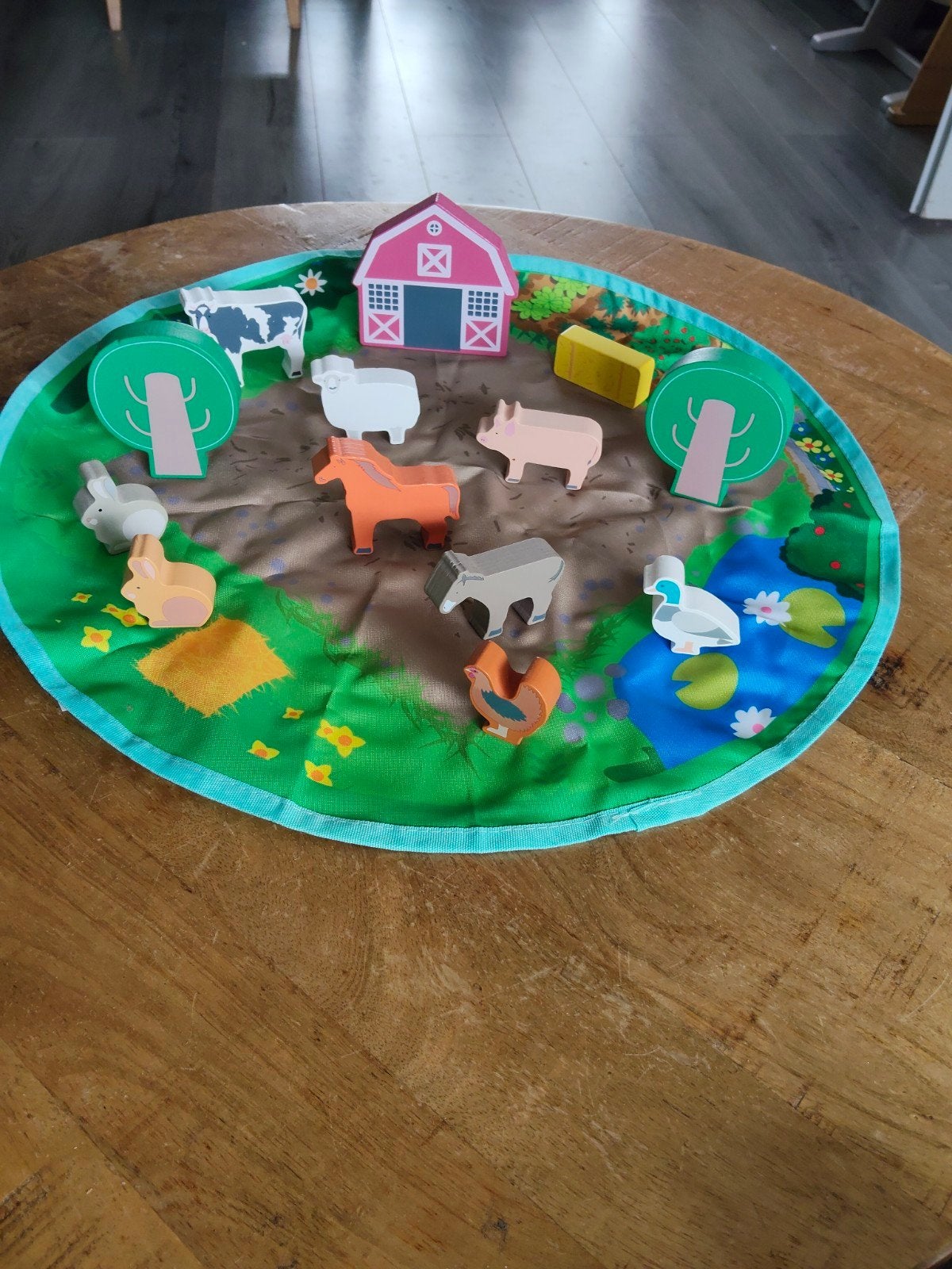 houten speelgoed boerderij bieden, Ophalen, Zo goed als nieuw