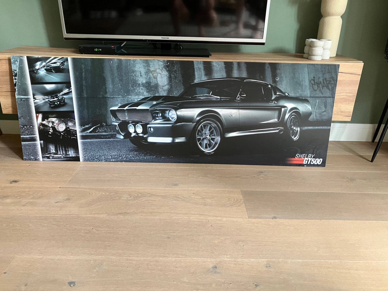 Wanddecoratie bord, Ophalen, 50 tot 75 cm, 125 cm of meer, Zo goed als nieuw
