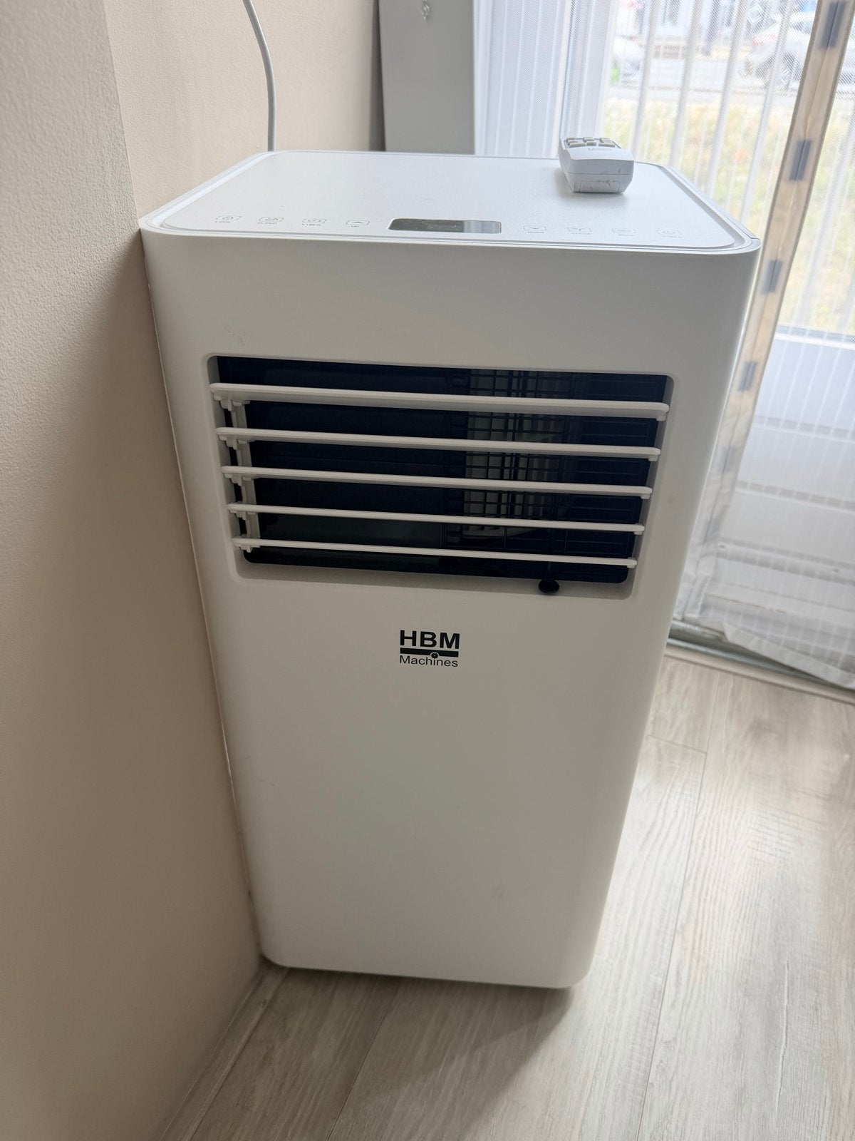Mobiele airco 9000 BTU - Zo goed als nieuw, Ophalen, Minder dan 60 m³, 2 snelheden, Zo goed als nieuw