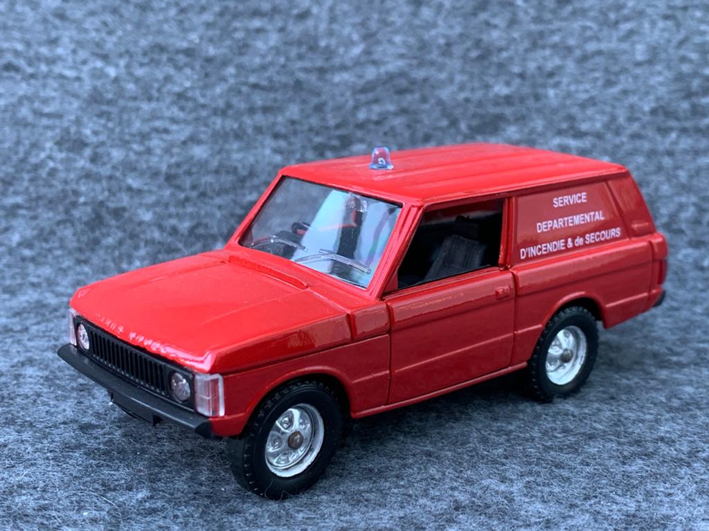 Land Rover Range Rover brandweer modelauto solido 1:43, Hobby en Vrije tijd, Modelauto's | 1:43, Ophalen of Verzenden, Zo goed als nieuw