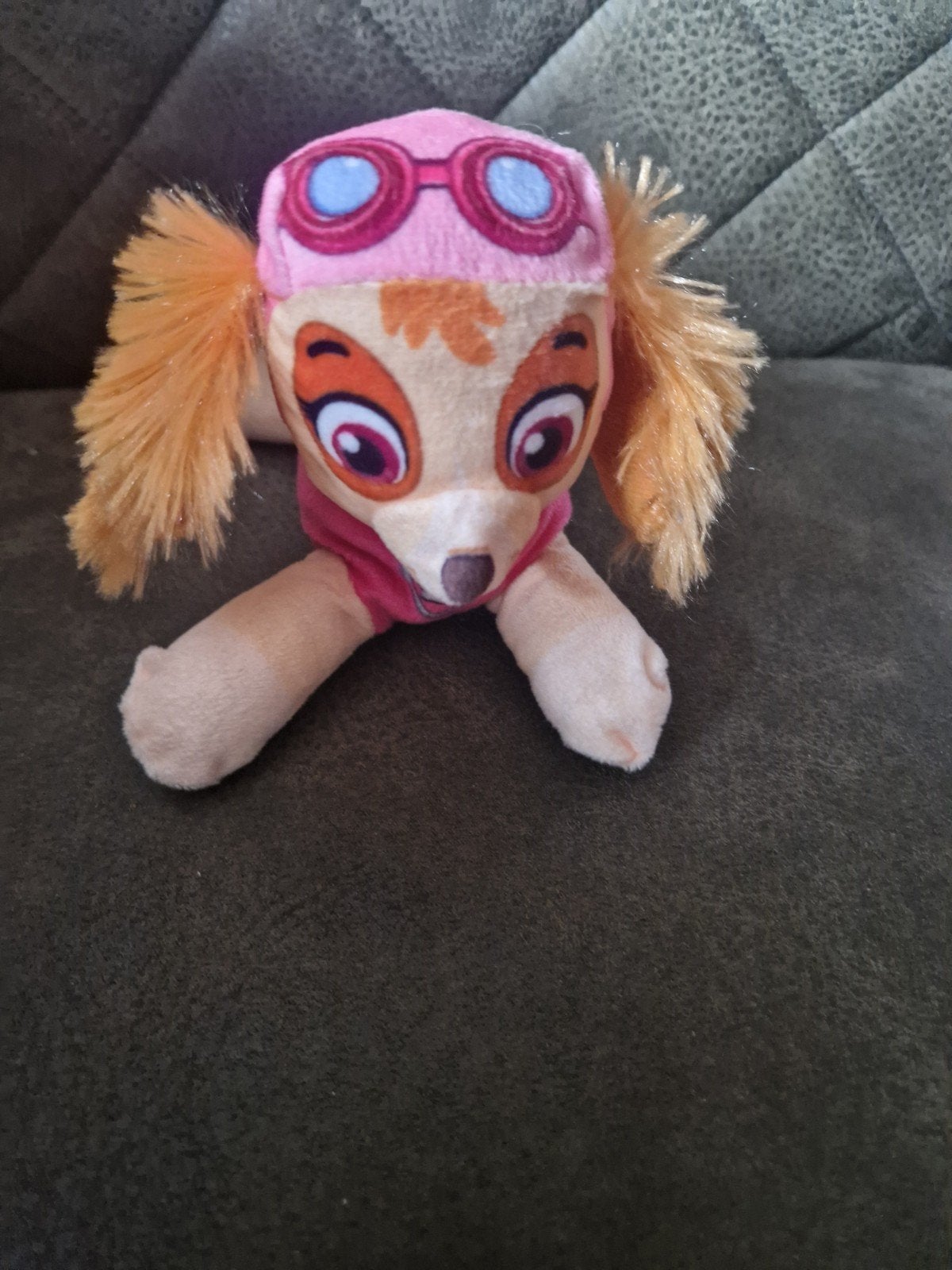 Paw Patrol Skye knuffel met rits, Overige merken, Zo goed als nieuw, Met kleding of accessoire, Roze