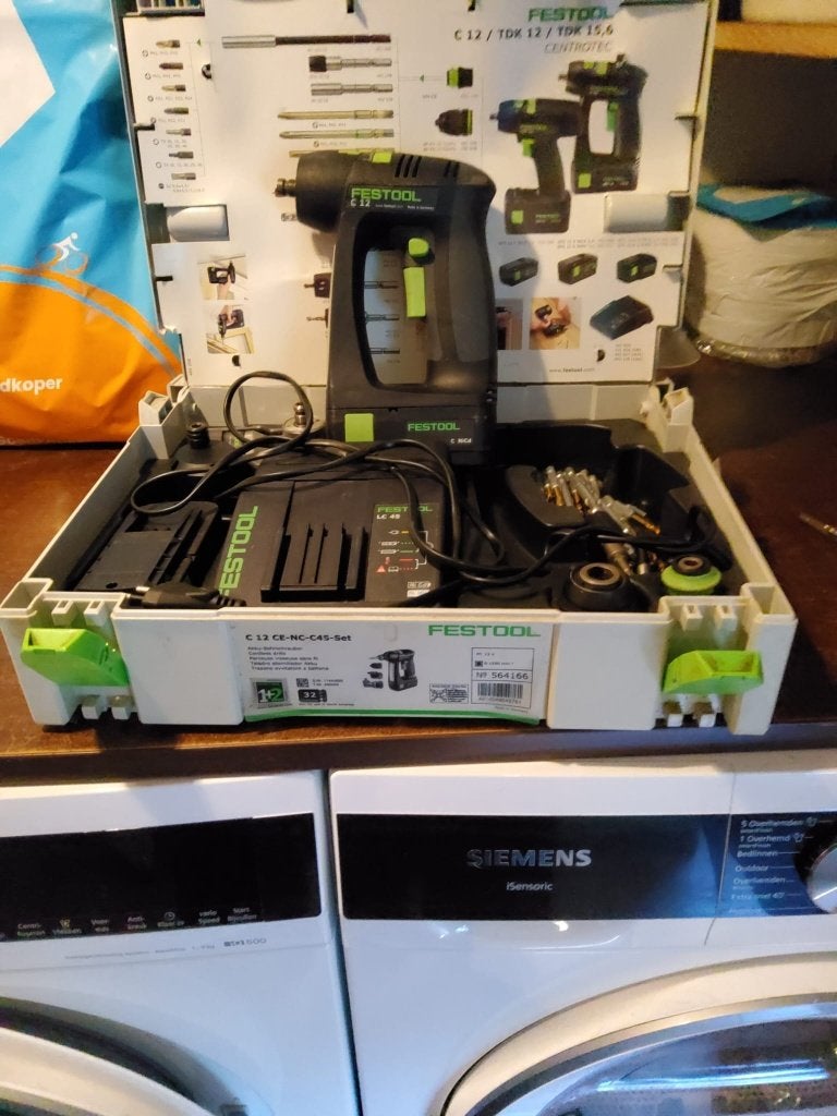 accu schroeftol set festool, Ophalen, Variabele snelheid, Minder dan 400 watt, Zo goed als nieuw