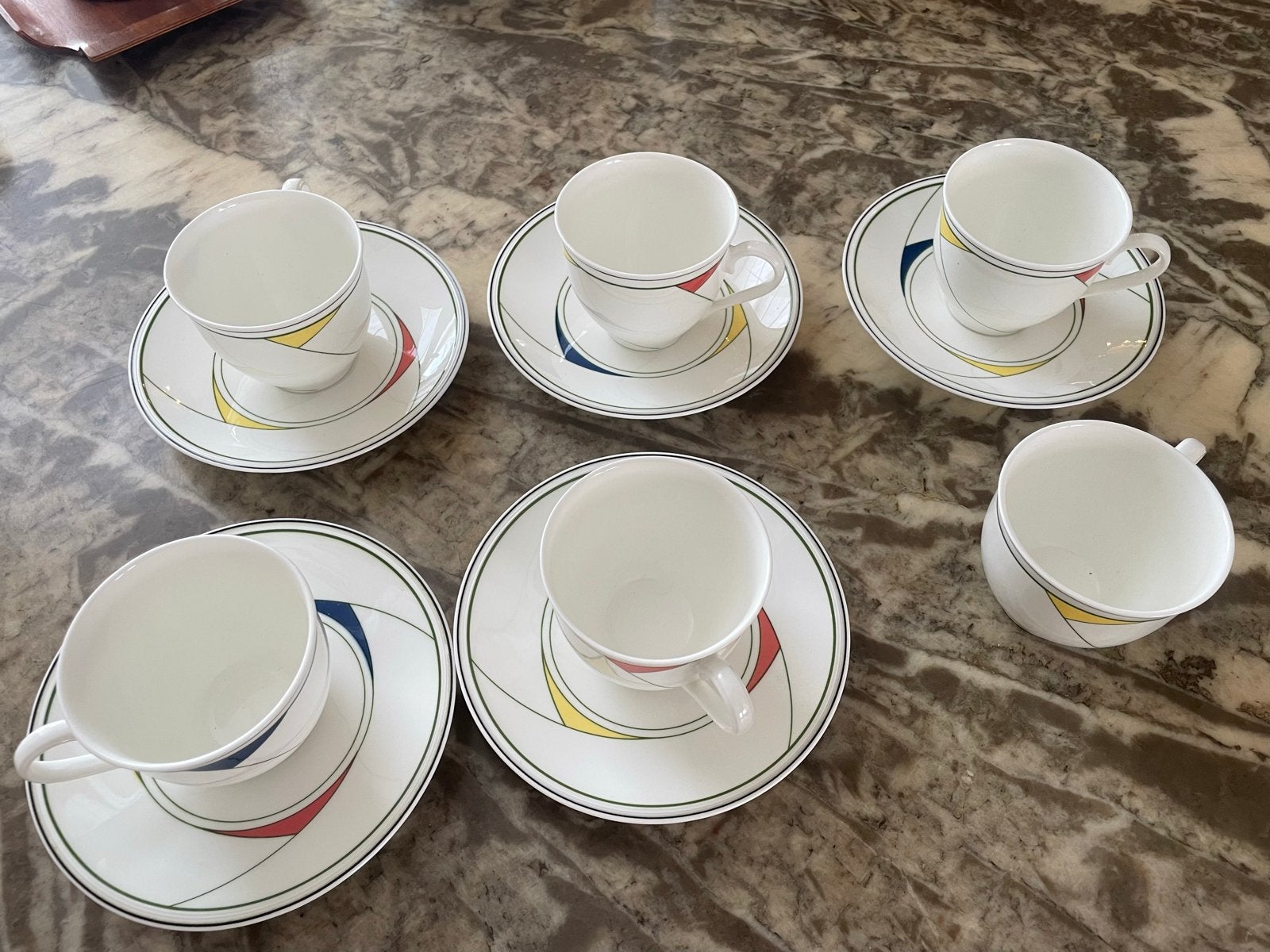 Villeroy & Boch Trio Bone China Koffie kopjes, Ophalen of Verzenden