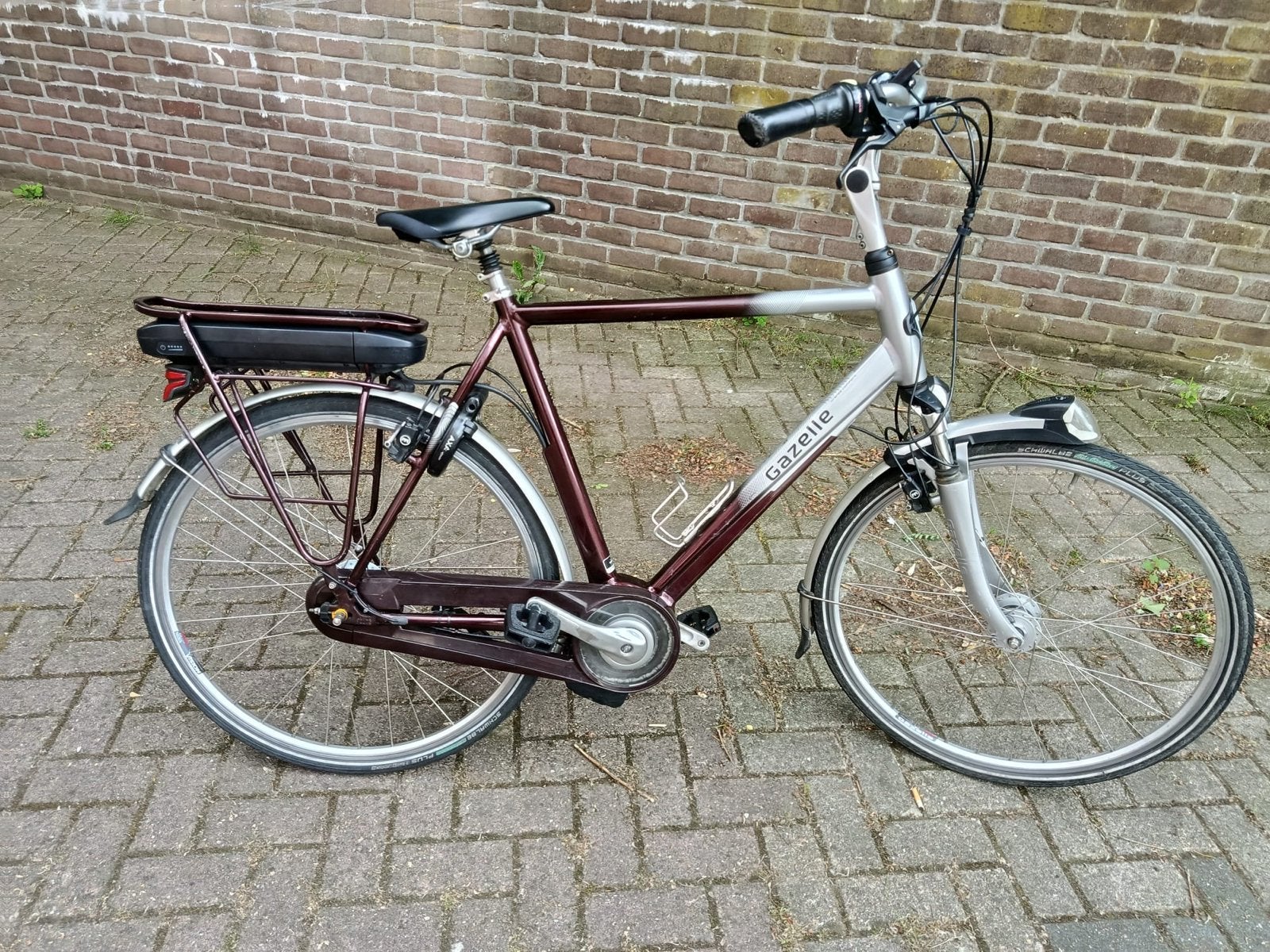 Gazelle elektrische heren fiets, Fietsen en Brommers, Ophalen, Gebruikt, Versnellingen, Gazelle