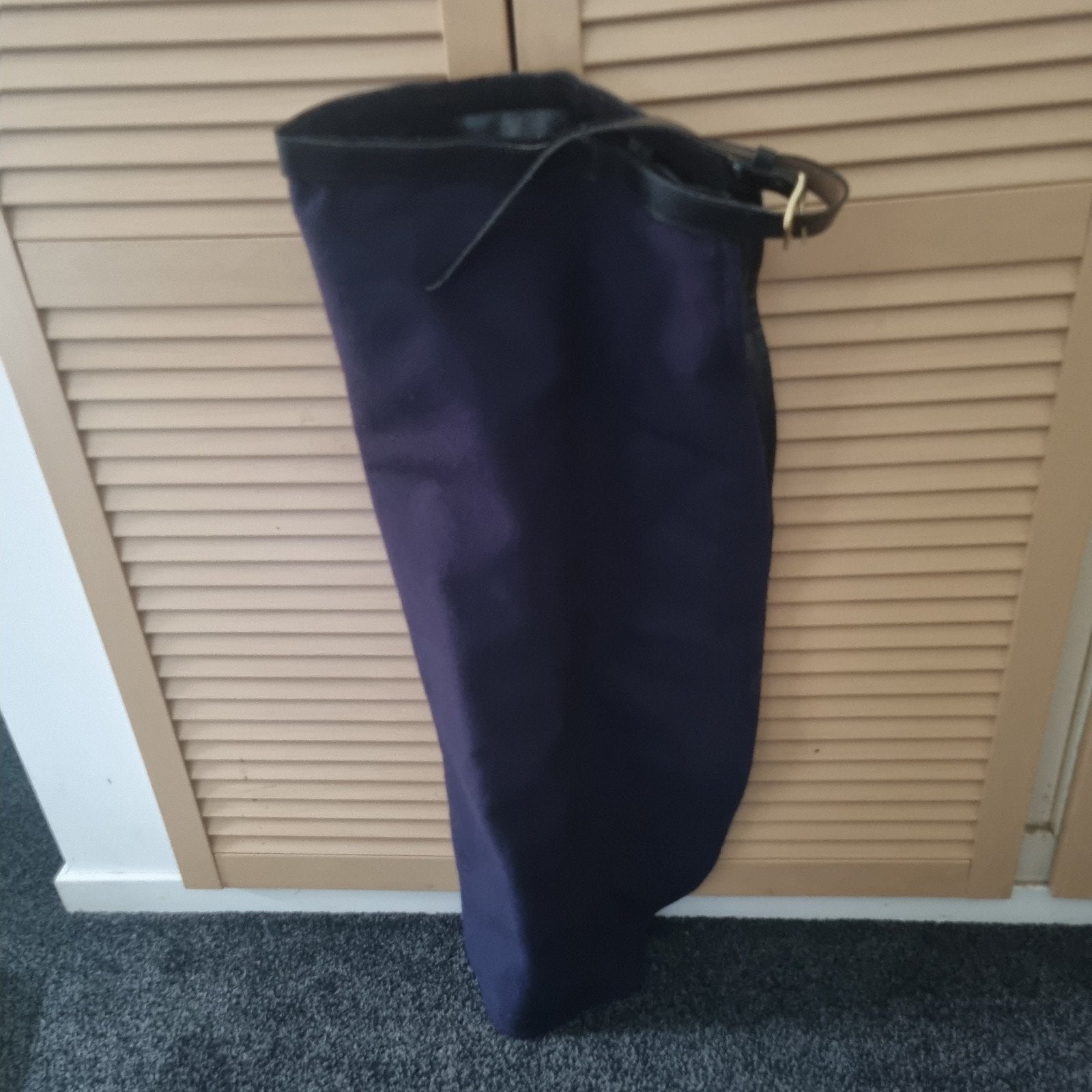Zgan ideal menshort wol skai leer donkerblauw, Dieren en Toebehoren, Ophalen of Verzenden, Zo goed als nieuw, Overige disciplines