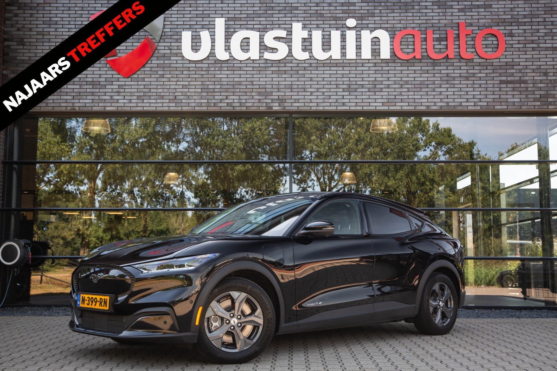 Ford Mustang Mach-E RWD 75 kWh , SOH 93%, Stoel/stuurverwarm, Auto's, Automaat, Achterwielaandrijving, Gebruikt, 75 kWh