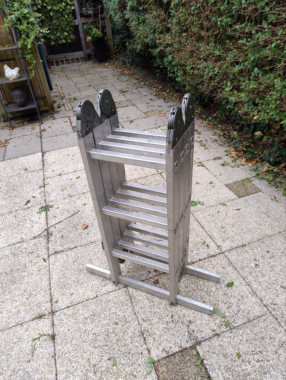 vouwladder vouwtrap, Doe-het-zelf en Verbouw, Ladders en Trappen, Ophalen, Gebruikt, Ladder, Opvouwbaar of Inschuifbaar