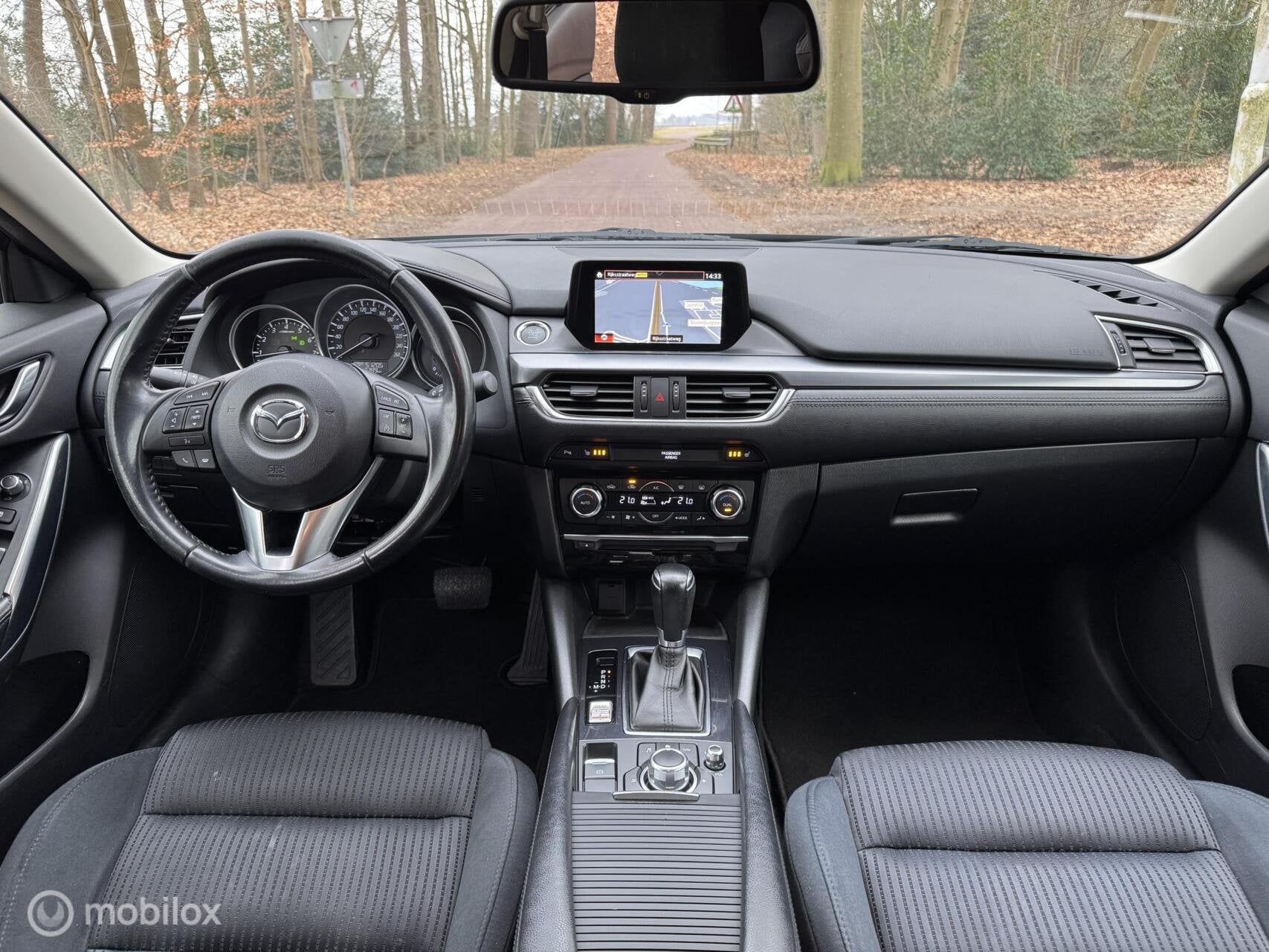Mazda 6 Sportbreak 2.0 SkyActiv-G 165 TS+| Automaat | Xenon|, Auto's, Mazda, 1998 cc, Gebruikt, 4 cilinders, 6 sportbreak