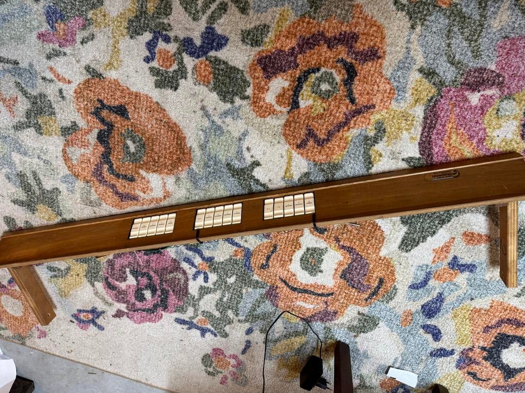 Registerknoppen Heyligers Orgel, Ophalen, Gebruikt, 2 klavieren, Orgel