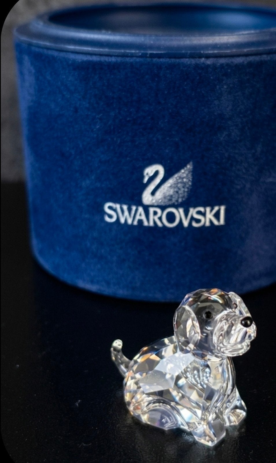 Swarovski Kristal Hondje, Verzamelen, Ophalen of Verzenden, Zo goed als nieuw, Figuurtje