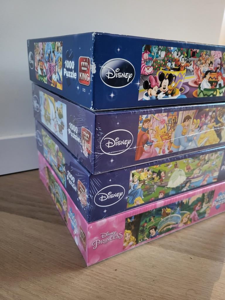Nieuw in doos!!! Meerdere Disney Puzzels - 1000 stukjes., Ophalen of Verzenden, 500 t/m 1500 stukjes, Nieuw, Legpuzzel
