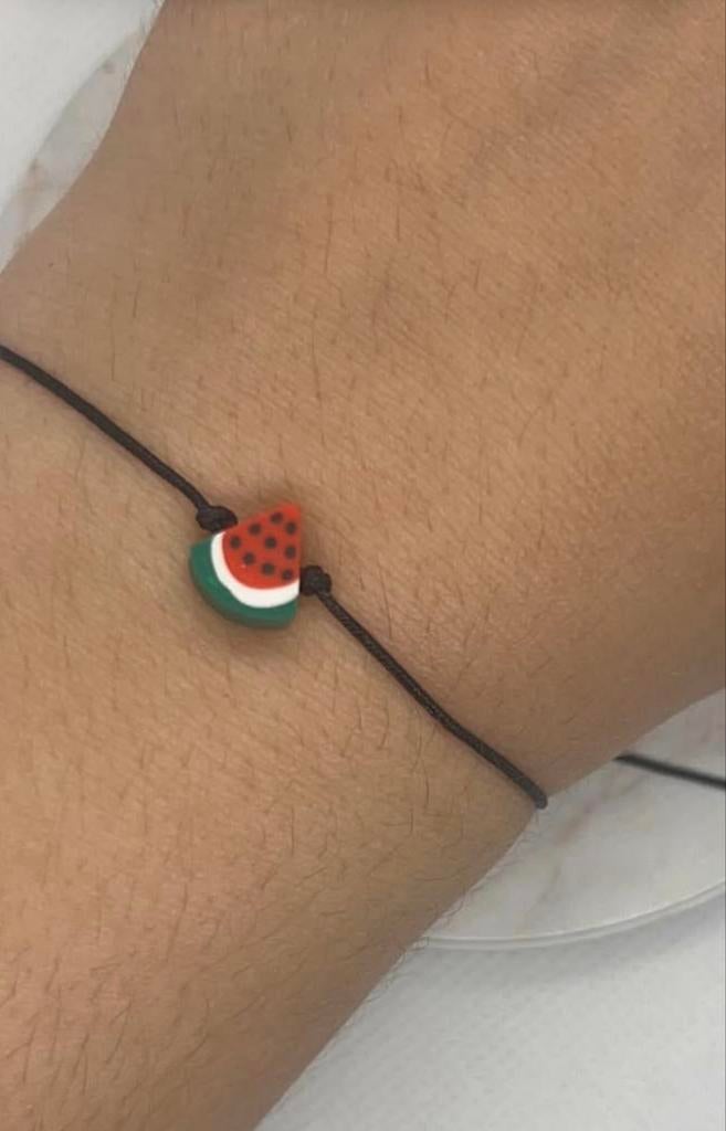 Armband Palestina Watermeloen - Steun Palestina, Ophalen of Verzenden, Nieuw