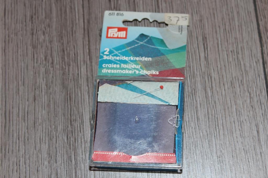 Prym Kleermakerskrijt 2 stuks - blauw/roze - 611816 #2358, Ophalen of Verzenden, Nieuw, Overige typen